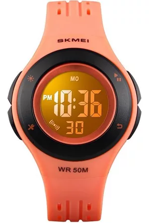 Skmei Jongens Horloges - Digitaal Kinderhorloge - Multifunctioneel Horloge - Oranje