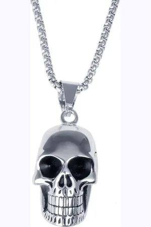 Mendes Heren ketting - - Edelstaal - Schedel