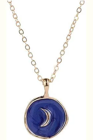 Fashion Favorite Spirit Maan Ketting | Goudkleurig / | 41.5 + 5 cm