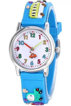 Lazy Cat Horloges - Auto Horloge Kids – Kinderhorloge – 3D Watch - Giftbox