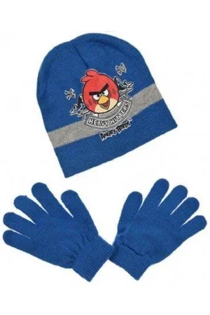 Angry Birds Winterset - Muts & Handschoenen - Model "Heavy Hitters!" - - 52 cm