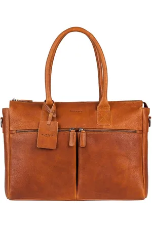 Burkely Antique Avery Unisex Schoudertas 15,6