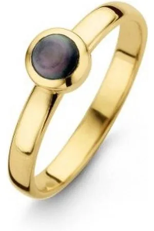 Casa Jewelry Ring Pom Grey S 58 - Goud Verguld