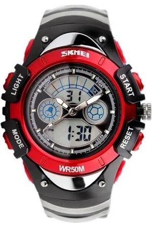 Skmei Kinderhorloge Chronograaf ??? Dual Time ??? Waterproof ??? Rood