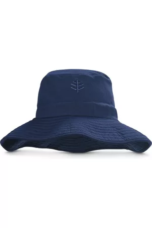 Coolibar UV bucket hoed Heren - Donkerblauw - Maat S/M