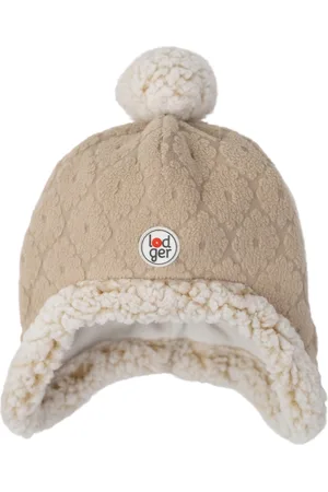 Lodger Babymutsje winter 3-6 maanden - fleece - goede pasvorm - pompon