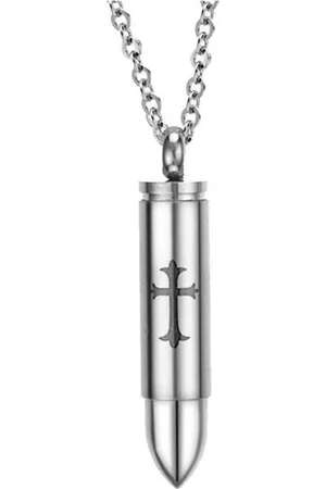 Mendes Heren ketting - Kettinghanger - - Bullet - Kruis - Edelstaal