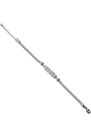 Amanto Armband Estrild - 316L Staal - Bedel - 18+4cm