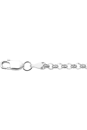 GLAMS Armband Jasseron 3,5 mm - Zilver