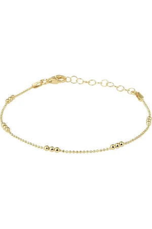 GLAMS Armband Bolletjes 2,0 mm 16 + 3 cm 1 Micron - Zilver