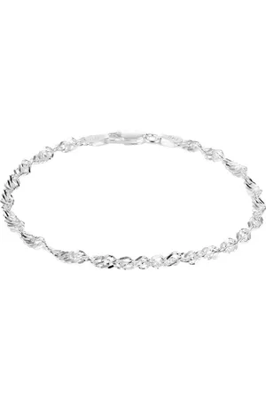 GLAMS Armband singapore 2,75 mm 18 cm - Zilver