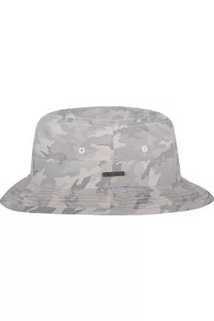 Hatland UV Boonie hoed voor heren - Venturia - Camouflage Grijs - maat L (59CM)
