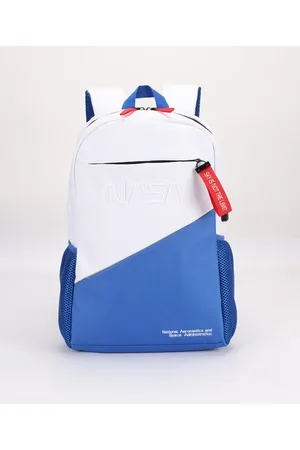 Nasa Rugzak - Rugtas - 35x45x18cm - USB kabel - Oplader - / Blauw