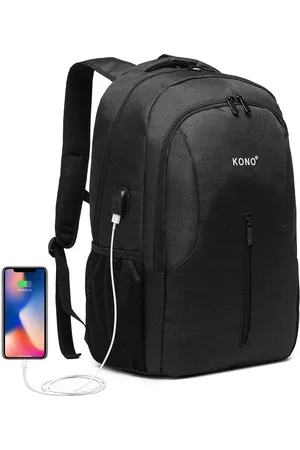 Kono Laptoptas inclusief USB Oplaadstation - 21 L Rugtas - Unisex