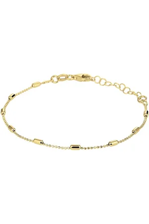 GLAMS Armband Staafjes 2,0 mm 16 + 3 cm 1 Micron - Zilver