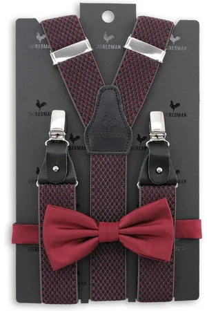 Bretels met strik - bretels combi pack Elegance bordeaux