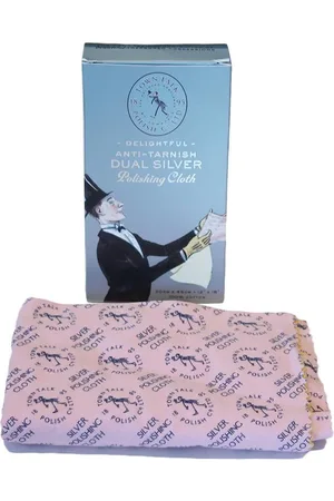 GLAMS Zilver Poetsdoek 30 X 45 cm Dual