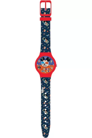 Disney Horloges - Horloge Mickey Mouse Junior 22,5 Cm Donkerblauw/rood
