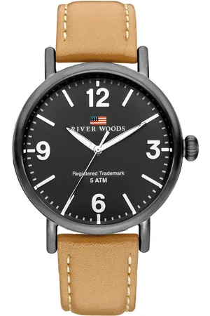River Woods Delaware RW420037 Horloge - Leer - Bruin - ?? 42 mm
