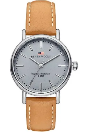 River Woods Oswego RW340013 Horloge - Leer - Bruin - ?? 34 mm