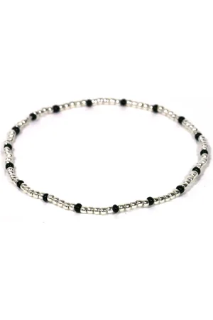 Heaven Eleven Dames - armband - fijn - 925 zilver - 1mm - kralen