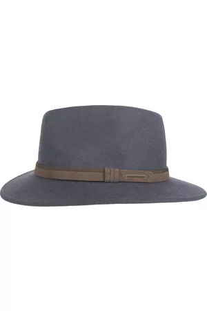Hatland Wollen hoed voor heren - Toronto - Antraciet - maat S (55CM)