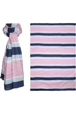 Batela KATOENEN FOULARD MARIBELLE BLAUW ROZE
