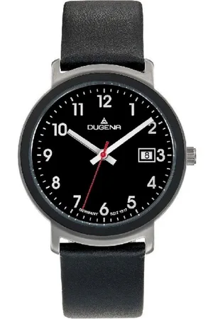 DUGENA 4460671 - Polshorloge - Men - Kwarts - Nero