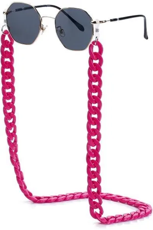 Fashion Favorite Zonnebril Ketting / Brillenkoord | Roze | Acryl | 70 cm