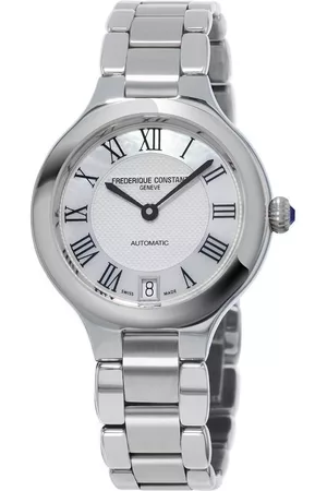 Frederique Constant Dames Horloges - Classics Delight FC-306MC3ER6B Horloge - Staal - Zilverkleurig - Ø 32 mm