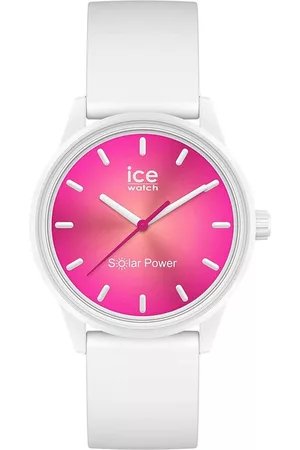 Ice-Watch Ice Watch ICE solar power - Coral reef 019031 Horloge - Siliconen - Wit - Ã˜ 36 mm
