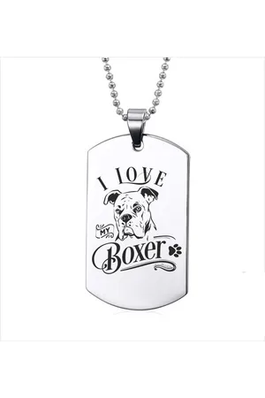 MC Ketting RVS - I Love MY Boxer