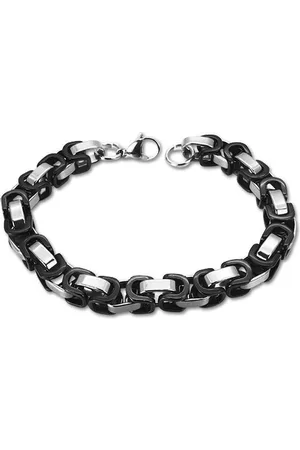 Amanto Armband Basel Black - 316L Staal PVD - 5.5mm - 21cm