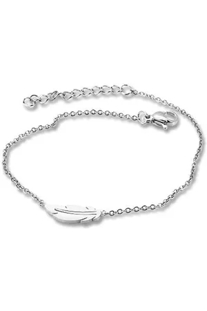 Amanto Armband Ema - 316L Staal PVD - Veer - 15x5mm - 18+3cm