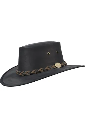 Barmah Leren hoed SQUASHY Two tone opvouwbaar M