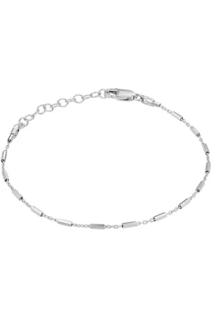 GLAMS Armband Buisjes 1,4 mm 16 + 3 cm - Zilver