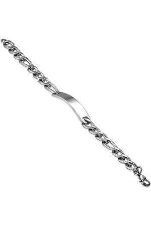 Amanto Armband Even - 316L Staal - Graveer - 50x10mm - 21cm