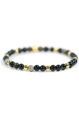 Heaven Eleven Dames armband agaat mix edelsteen 4mm - 17,5 cm