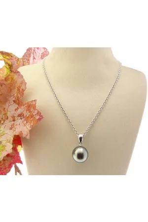 Christian Wit gouden collier met akoya parel