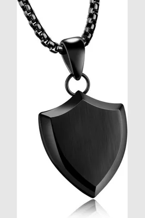 Mendes Heren Ketting - - Kettinghanger - Schild - Edelstaal