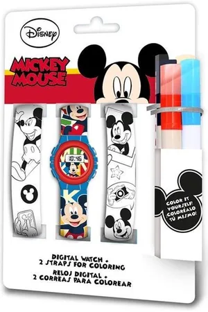 Disney Horlogeset Mickey Mouse Junior 23 Cm 4-delig