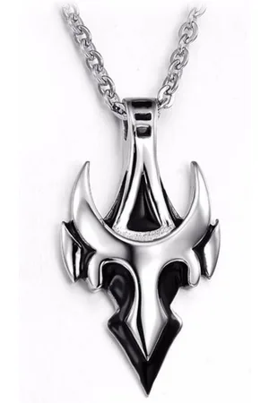 Mendes Heren ketting - Tribal - kettinghanger - Jasseron - Staal
