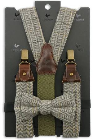 Sir Redman Bretels met strik - bretels combi pack Christian Tweed