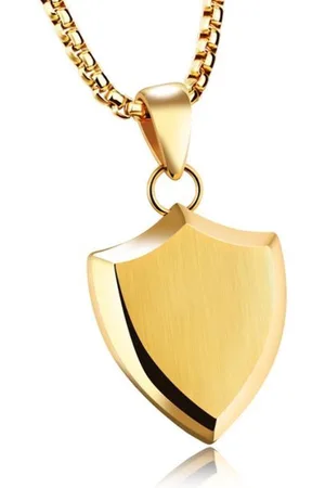 Mendes Heren Ketting - - Kettinghanger - Schild - Edelstaal