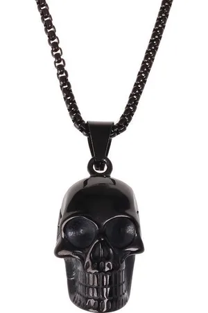 Mendes Heren ketting - - Edelstaal - Schedel