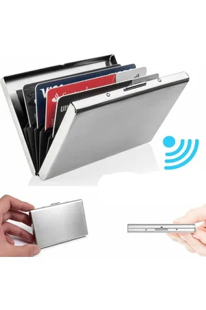 WiseGoods RFID Kaartbeschermer Portemonnee - Creditcard Houder - Pasjeshouder - Pasjes Beschermer - Anti-Skim