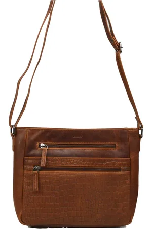DSTRCT Crossbodytas Croco Leer