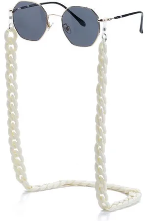 Fashion Favorite Zonnebril Ketting / Brillenkoord | Wit | Acryl | 70 cm