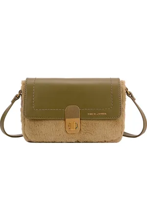 David Jones CM6588 schoudertasje olive green
