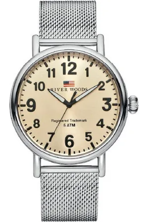 River Woods Sacramento RW420018 Horloge - Staal - Zilverkleurig - ?? 42 mm